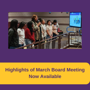 Highlights of March Board of Education Meeting
