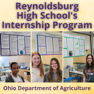 Reynoldsburg High School Students Complete Internships at Animal Disease Diagnostic Laboratory