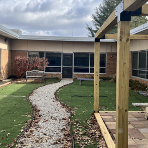 Community Volunteers Revitalize Rose Hill Elementary Courtyard