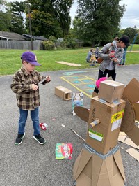 Cardboard Challenge 2022 Family Creations! 