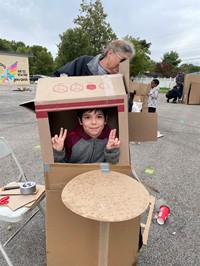 Cardboard Challenge 2022 Family Creations! 