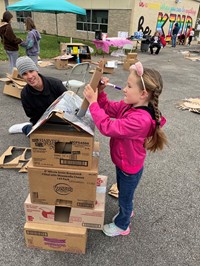 Cardboard Challenge 2022 Family Creations! 