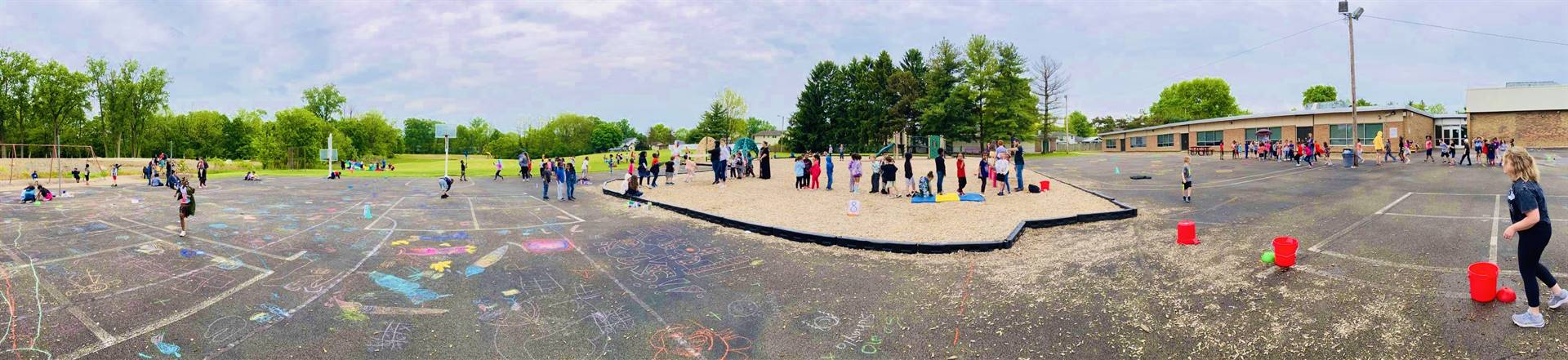 Chaotic image of a field day