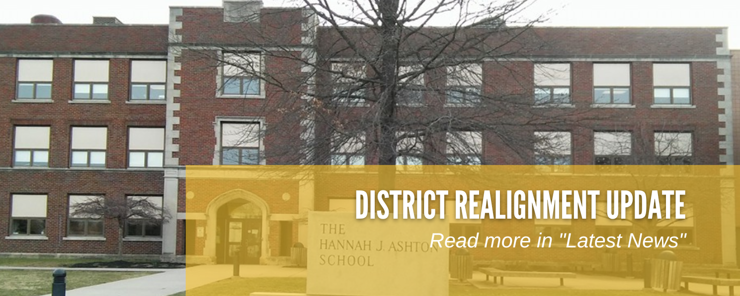Photo of the front of Hannah J. Ashton Middle School