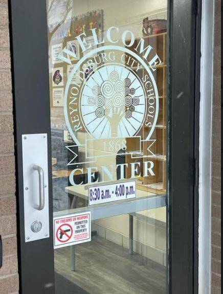 Welcome Center Front Door