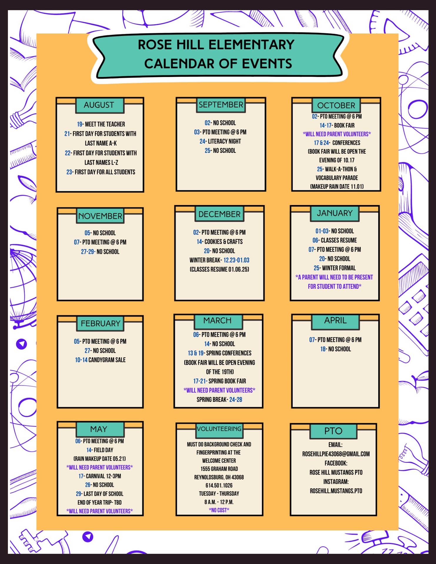 Year Calendar 6
