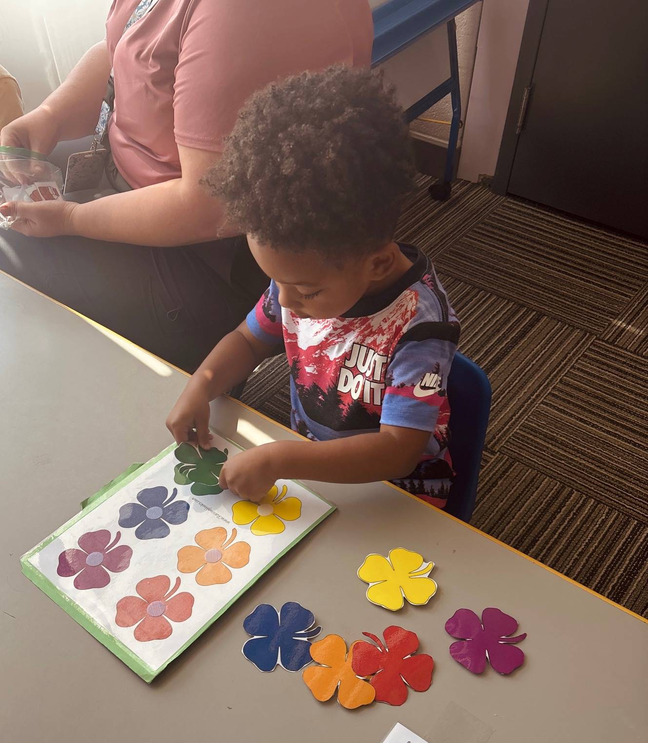 Student matching colors