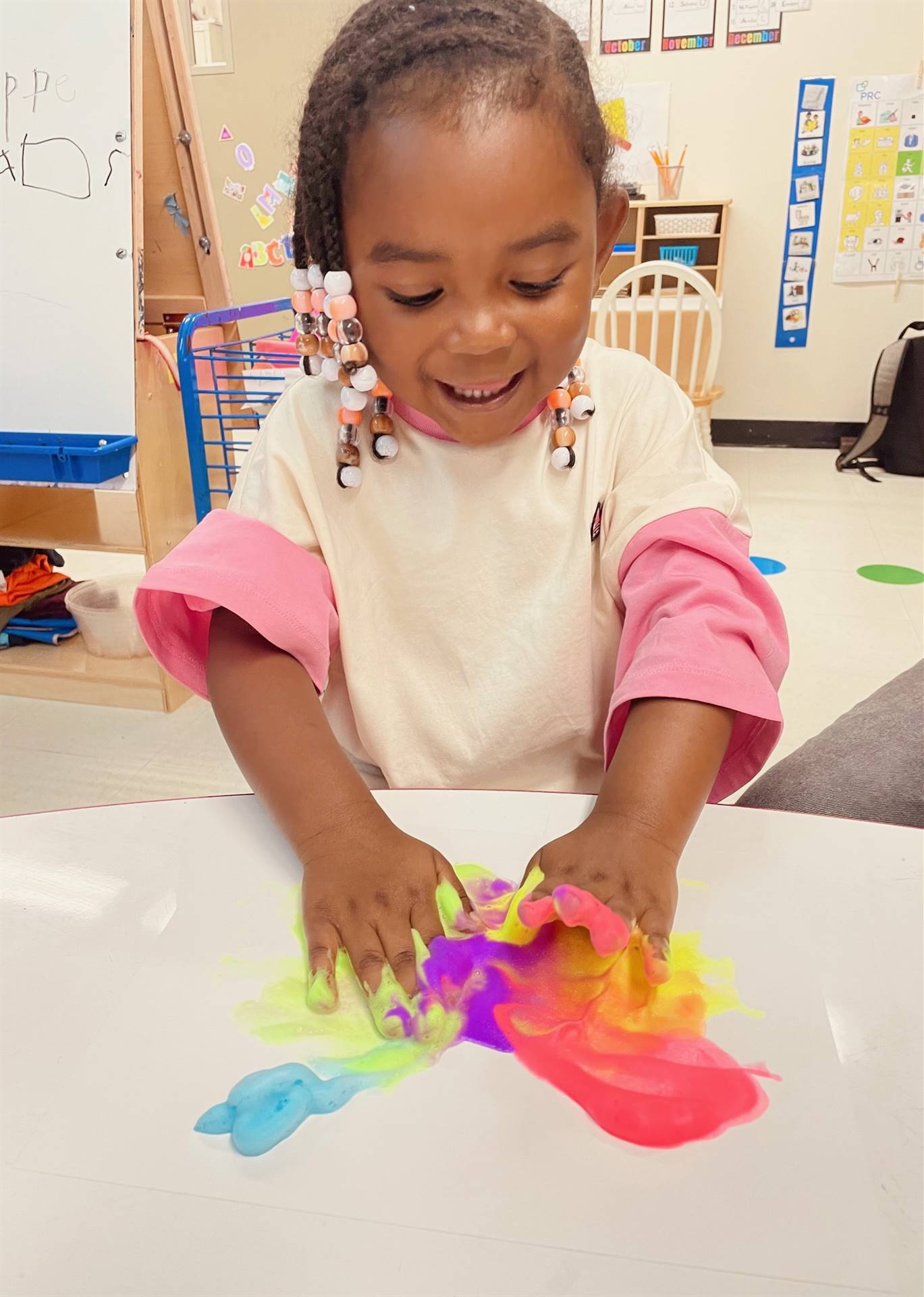 Student painting