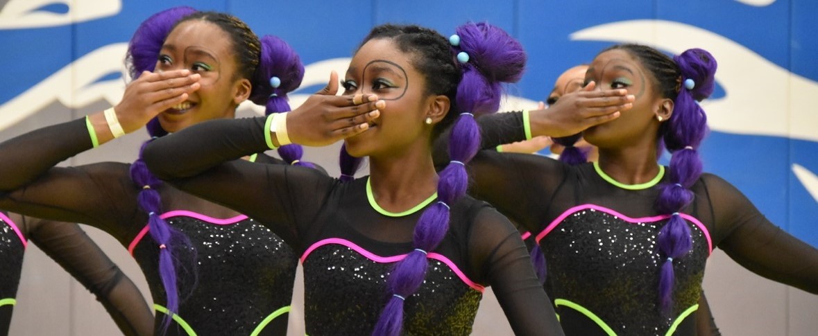 Varsity Winter Guard at OIPA Competition