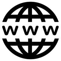 World Wide Web and Internet symbol